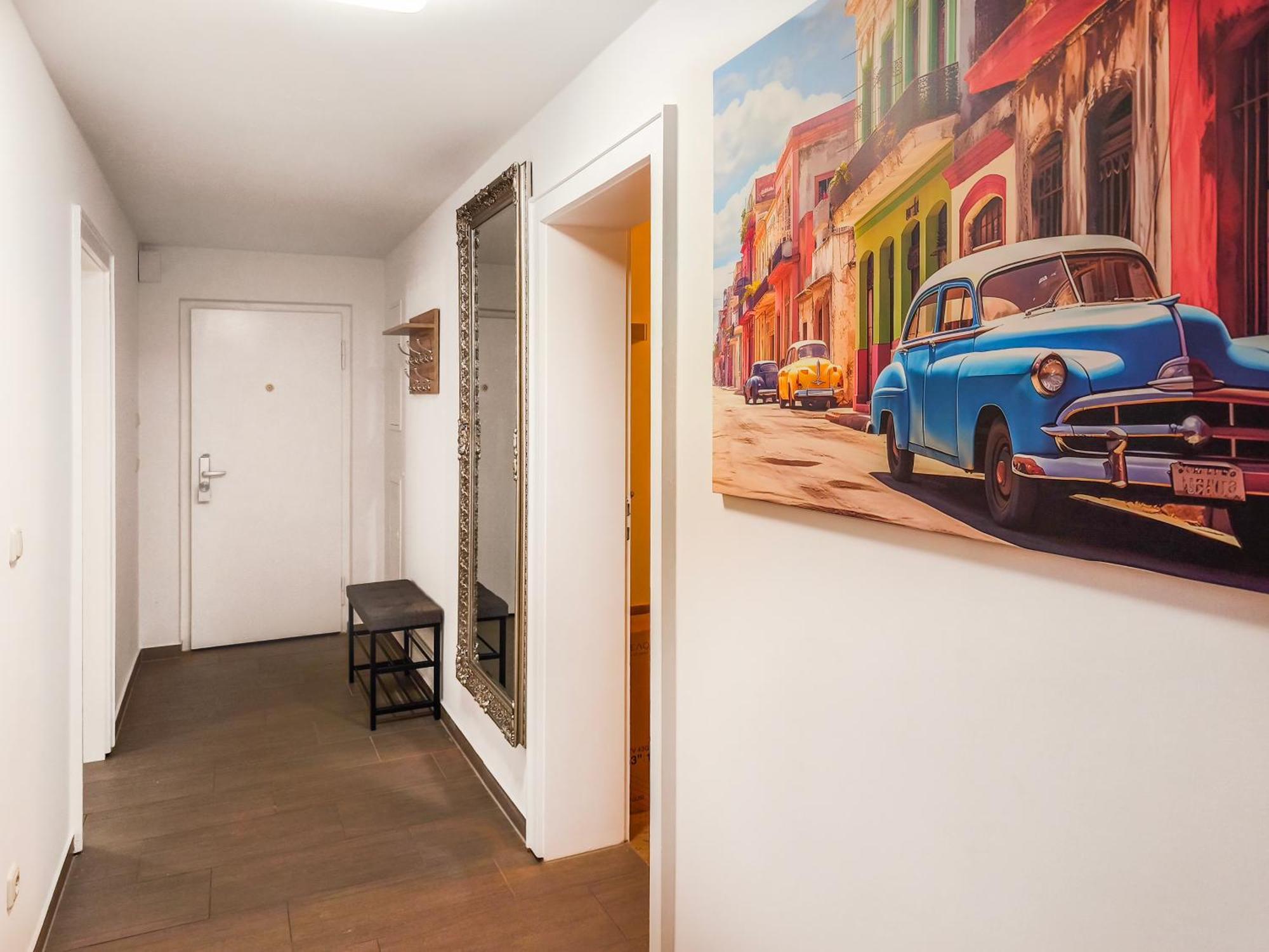 Falk Homes- Luxus Apartments, Ideal Fuer Geschaeftsreisende & Familien - Nahe Messe, Im Zentrum Nuernbergs Mit Balkon, Arbeitsplatz & Parkplatz, Inkl Grossen Ventilatoren, Handtuecher & Bettwaesche, Playmobilfunpark, Self Check-in